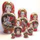 7 Dolls, Russian Matryoshka, By The Author, Height 9.4