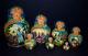 7 Pc Russian Matryoshka Nesting Dolls Legends 8 Hand Painted, Signed