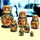 7pc Matryoshka Russian Nesting Dolls Fortune Teller Sergiev Posad Signed 6.5