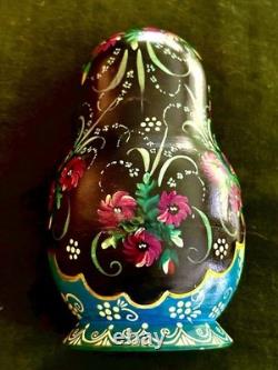 7pc Matryoshka Russian Nesting Dolls Fortune Teller Sergiev Posad Signed 6.5