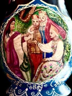 7pc Matryoshka Russian Nesting Dolls Fortune Teller Sergiev Posad Signed 6.5