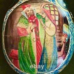 7pc Matryoshka Russian Nesting Dolls Fortune Teller Sergiev Posad Signed 6.5