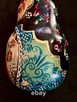 7pc Matryoshka Russian Nesting Dolls Fortune Teller Sergiev Posad Signed 6.5