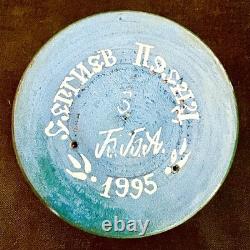 7pc Matryoshka Russian Nesting Dolls Fortune Teller Sergiev Posad Signed 6.5