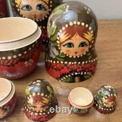 7pc Russian Authentic Matryoshka Nesting Dolls 8? Sergiev Posad