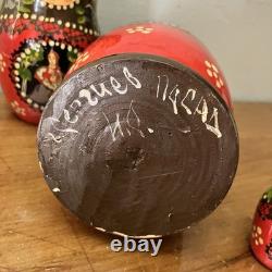 7pc Russian Authentic Matryoshka Nesting Dolls 8? Sergiev Posad