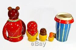 8 2/3 Goldilocks And The Three Bears Russian Nesting Dolls Matryoshka 4pcs