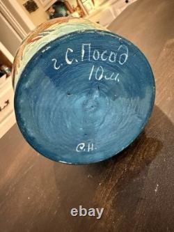 8.5 Nesting dolls 8 in 1 Matryoshka Russian Doll Handmade EUC