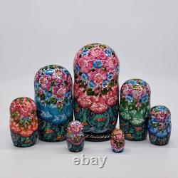 8 Nesting dolls Winter Matryoshka 7 in 1 Russian doll Handmade In Ukraine