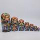 8 Ukrainian Christmas Nesting Dolls 7 In 1 Art Russian Doll Handmade In Ukraine