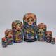 8 Ukrainian Christmas Nesting Dolls 7 In 1 Russian Doll Handmade In Ukraine