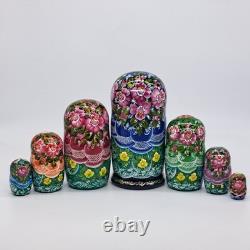 8 Ukrainian Christmas Nesting dolls 7 in 1 Russian doll Handmade In Ukraine