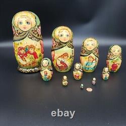 9 Russian Nesting Doll 10 pieces Matryoshka doll