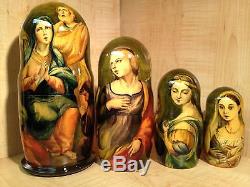 ANTON RAPHAEL MENGS PAINTINGS by VASILEVA 11 RUSSIAN MATRYOSHKA NESTING DOLL 10