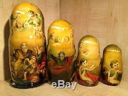 ANTON RAPHAEL MENGS PAINTINGS by VASILEVA 11 RUSSIAN MATRYOSHKA NESTING DOLL 10