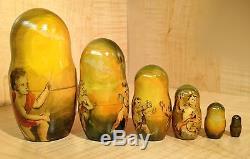 ANTON RAPHAEL MENGS PAINTINGS by VASILEVA 11 RUSSIAN MATRYOSHKA NESTING DOLL 10