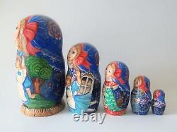 Alice. Nesting Doll. Set of 5. (Russian Collection Sacramento) Sale