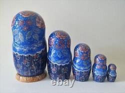 Alice. Nesting Doll. Set of 5. (Russian Collection Sacramento) Sale