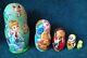 Alice In Wonderland Russian Nesting Doll Set Of 5 Matryoshka