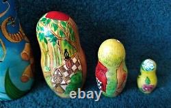 Alice in Wonderland Russian Nesting Doll Set of 5 MATRYOSHKA