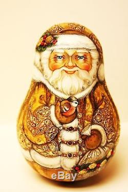 Alkota Original Russian Collectible Rare Musical Doll Ded Moroz, 8, 70 Stones