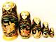 Alkota Russian Authentic Collectible Nesting Doll Ruslan And Lyudmila, 7.5