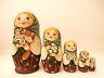 Alkota Russian Authentic Nesting Doll Yelena, 6, Linden Wood, Unique