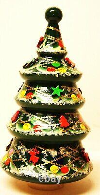 Alkota Russian Genuine Wooden Collectible Musical Christmas Tree Nutcracker 10