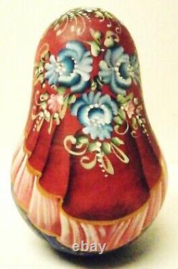 Alkota Russian Genuine Wooden Collectible Musical Doll Girl with Cats, 5.5-6