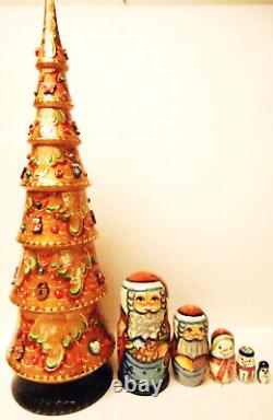 Alkota Russian Original Collectible Christmas Tree in Gold, 20H