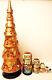 Alkota Russian Original Collectible Christmas Tree In Gold, 20h