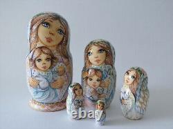 Angels Nesting Doll / Matryoshka Set of 5 (Russian Collection Sacramento) Sale