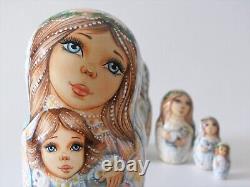 Angels Nesting Doll / Matryoshka Set of 5 (Russian Collection Sacramento) Sale