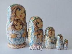 Angels Nesting Doll / Matryoshka Set of 5 (Russian Collection Sacramento) Sale