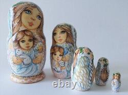 Angels Nesting Doll / Matryoshka Set of 5 (Russian Collection Sacramento) Sale