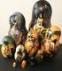 Attention Collectors, Art Nouveau Nudes Russian One Of Kind Nesting Doll 10pc