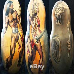 Attention Collectors, Art nouveau Nudes Russian One of kind Nesting Doll 10pc