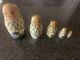 Authentic Collectible Hand Painted Russian Nesting Dolls (5 Total)