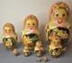 Authentic Russian Matryoshka Nesting Dolls Hand-painted Full Set Of 10
