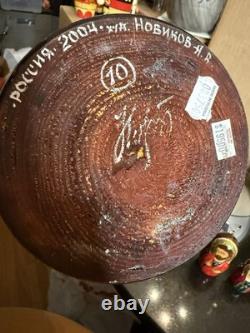 Authentic Russian Nesting Doll Set Signed 10 Pcs 2004