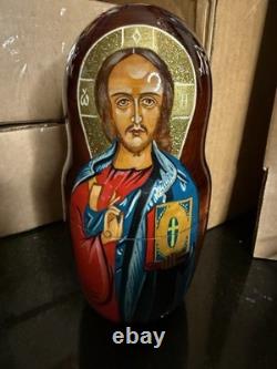 Authentic Russian Nesting Doll Set Signed 10 Pcs 2004