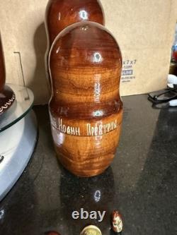 Authentic Russian Nesting Doll Set Signed 10 Pcs 2004
