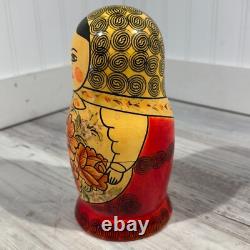 Authentic Russian Nesting Dolls Set Made In USSR