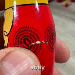 Authentic Russian Nesting Dolls Set Made In USSR