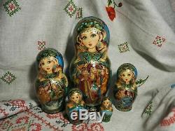 Author's russian matryoshka Based on the fairy tale the Frog Princess