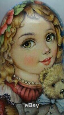 Author's russian matryoshka Rolly Polly Bell Doll Jaroslava