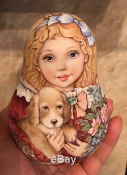 Author's russian matryoshka Rolly Polly Bell Doll Ulyana