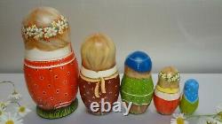 Author's russian matryoshka The kids eat the apples