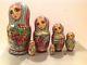 Beautiful Russian Fedoskino Style 7 Nest. Doll The Tale Of Golden Fish 90-s