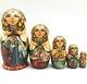Beauty And The Beast Fairy Tale Story Russian Hand Carved Painted Nesting Doll